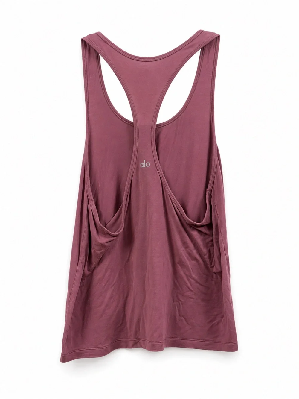 ALO Yoga Women's Dusty Rose Racerback Tank size Medium